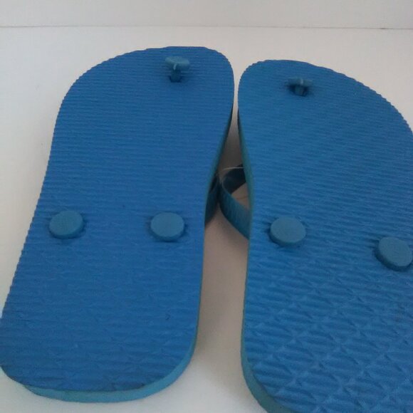 Juncture Kids/Boys Flip Flop Sandals Color Blue/Anchors Size Medium 13/1 NWOT - Picture 5 of 7